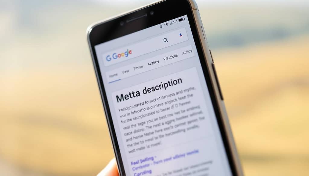 meta descriptions in SERPs
