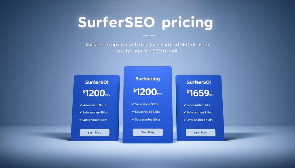 SEO pricing plans comparison