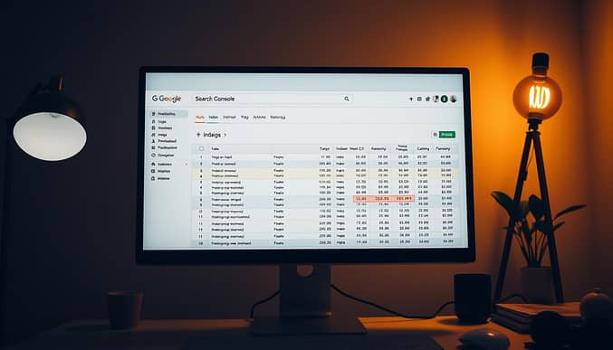 Google Search Console indexing report