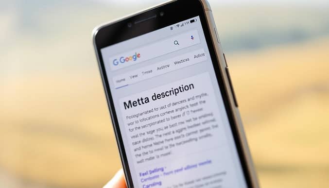 meta descriptions in SERPs