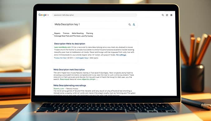 search results meta description