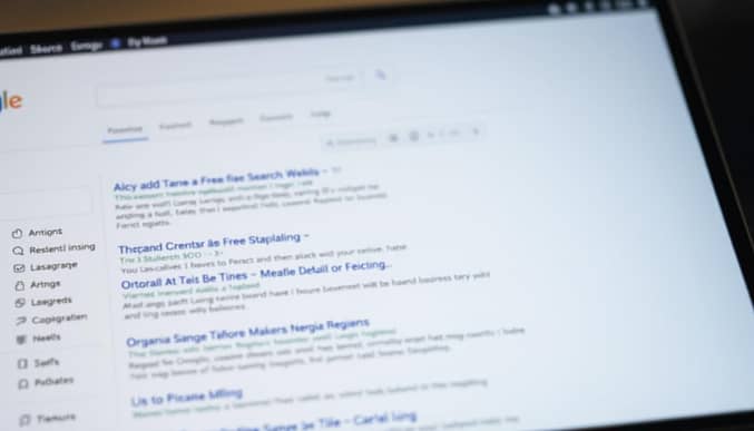 search engine results page features