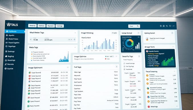 SEO plugins dashboard