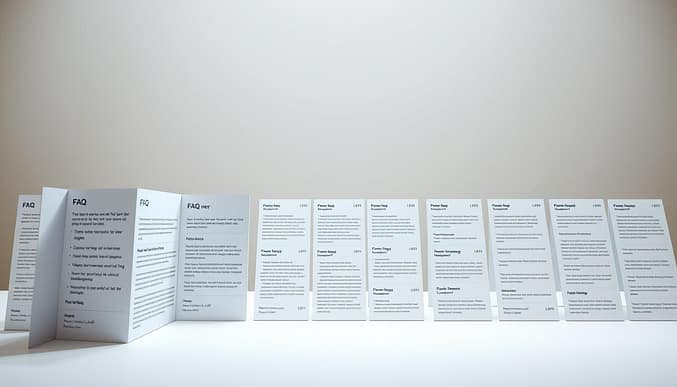 structured FAQ content for featured snippets