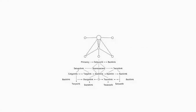 backlink tiers structure diagram