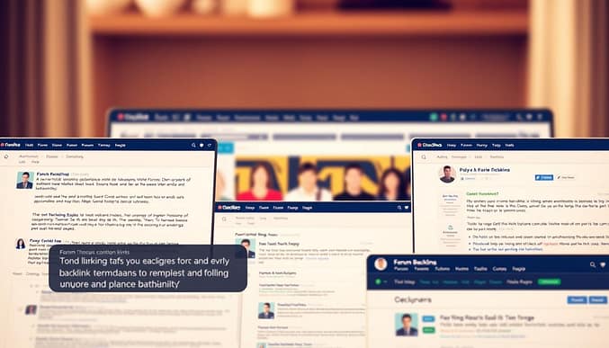 forum backlinks types