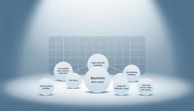 tiered backlink layers diagram